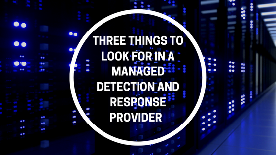 MANAGED DETECTION AND RESPONSE PROVIDER